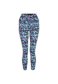 DARE 2B - Legginsy Damskie Influential Dash Print 7/8. Kolor: niebieski. Wzór: nadruk #1