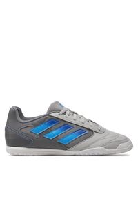 Adidas - adidas Buty do piłki nożnej Super Sala II Indoor Boots IE7556 Szary. Kolor: szary. Materiał: skóra