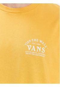Vans T-Shirt Ground Up VN0006DF Żółty Regular Fit. Kolor: żółty. Materiał: bawełna #5