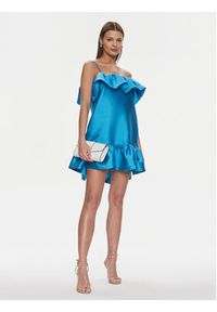 Silvian Heach Sukienka koktajlowa Vestito Corto GPP24396VE Niebieski Regular Fit. Kolor: niebieski. Materiał: syntetyk. Styl: wizytowy #6
