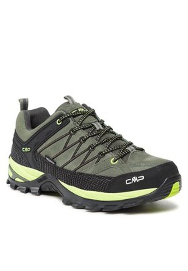 CMP Trekkingi Rigel Low Trekking Shoes Wp 3Q13247 Zielony. Kolor: zielony. Materiał: zamsz, skóra. Sport: turystyka piesza