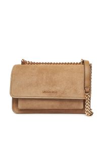 MICHAEL Michael Kors Torebka Claire 30F5GC7L3S Brązowy. Kolor: brązowy. Materiał: skórzane, zamszowe