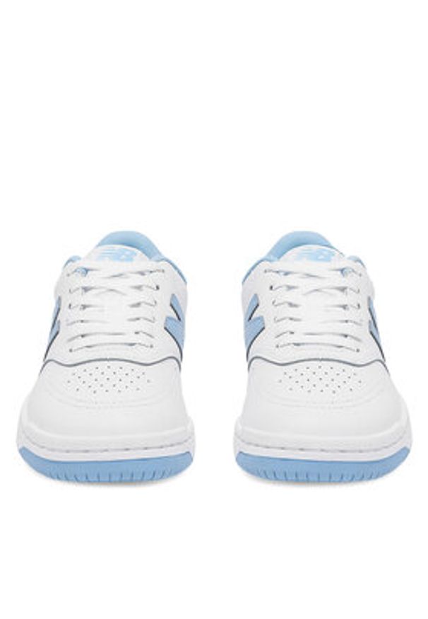 New Balance Sneakersy BB80BLU W Biały. Kolor: biały. Materiał: skóra