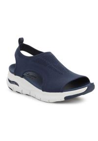 skechers - Buty do chodzenia damskie Skechers Arch Fit City Catch. Zapięcie: bez zapięcia. Kolor: niebieski. Materiał: guma, syntetyk, tkanina, materiał. Sport: turystyka piesza