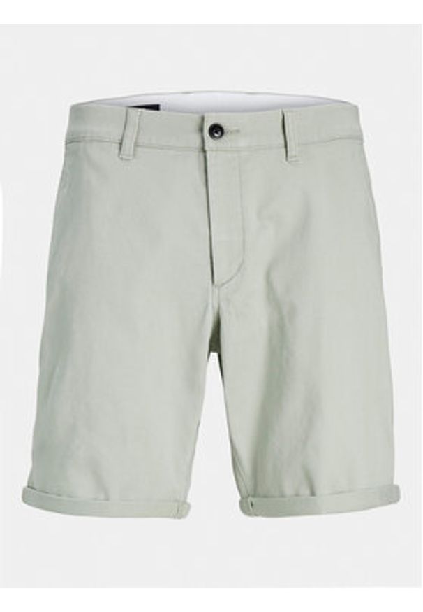 Jack & Jones - Jack&Jones Szorty materiałowe Jpstdave 12182549 Szary Regular Fit. Kolor: szary. Materiał: bawełna