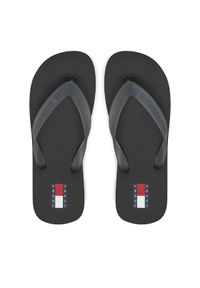 Tommy Jeans Japonki Tjw Logo Flip Flop EN0EN02447 Czarny. Kolor: czarny
