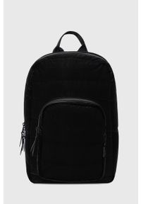 Rains Plecak 1383 Base Bag Mini Quilted kolor czarny duży gładki. Kolor: czarny. Wzór: gładki