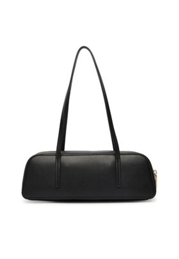 Calvin Klein Torebka Foil Logo Bauletto LV04F3636G Czarny. Kolor: czarny. Materiał: skórzane