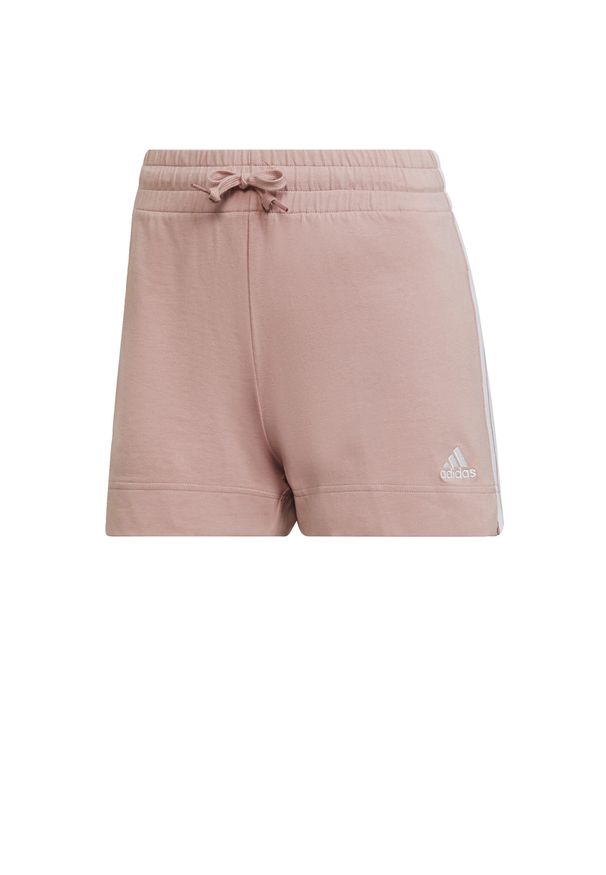 Adidas - Szorty damskie adidas Essentials Slim 3-Stripes. Kolor: biały, wielokolorowy, fioletowy