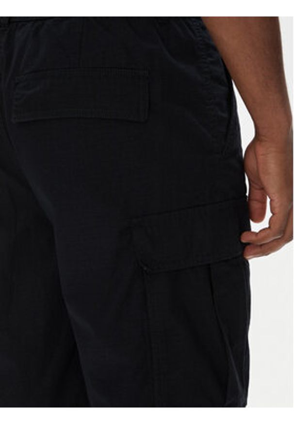 DC Szorty materiałowe Tundra ADYWS03086 Czarny Regular Fit. Kolor: czarny. Materiał: bawełna