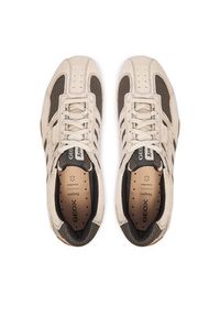 Geox Sneakersy U Snake Original U55MNA 02214 C5V9F Beżowy. Kolor: beżowy. Materiał: skóra, zamsz #6