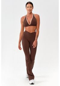 ROUGH RADICAL - Stanik sportowy fitness Rough Radical Mocha Active Sports Bra. Kolor: brązowy. Sport: fitness