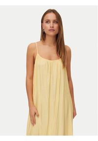Vero Moda Sukienka letnia Vira 10340738 Żółty Relaxed Fit. Kolor: żółty. Materiał: wiskoza. Sezon: lato #4