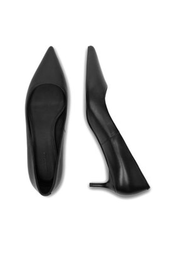 Gino Rossi - GINO ROSSI Czółenka EO-ELLA-V1569-05-2 Czarny. Kolor: czarny. Materiał: skóra