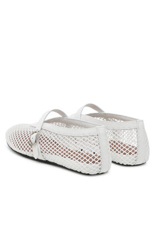 Badura Baleriny MIMOSA-SLT-24067P-52 Biały. Kolor: biały. Materiał: materiał