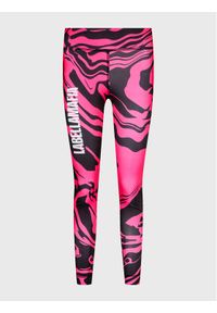 LABELLAMAFIA - LaBellaMafia Legginsy 25875 Różowy Slim Fit. Kolor: różowy. Materiał: syntetyk