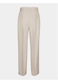 Vero Moda Spodnie materiałowe Nancy 10304626 Beżowy Straight Fit. Kolor: beżowy. Materiał: syntetyk #3