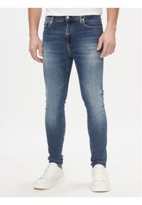 Calvin Klein Jeans Jeansy Super J30J324185 Granatowy Skinny Fit. Kolor: niebieski #1