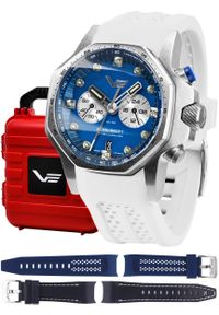 Zegarek męski Vostok Europe VK64-640A700SW biały. Kolor: biały #1