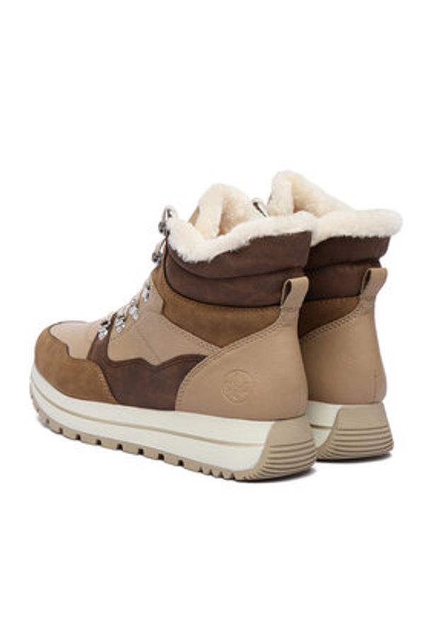 Rieker Trzewiki CEO-N4002-20 Beżowy. Kolor: beżowy. Materiał: skóra