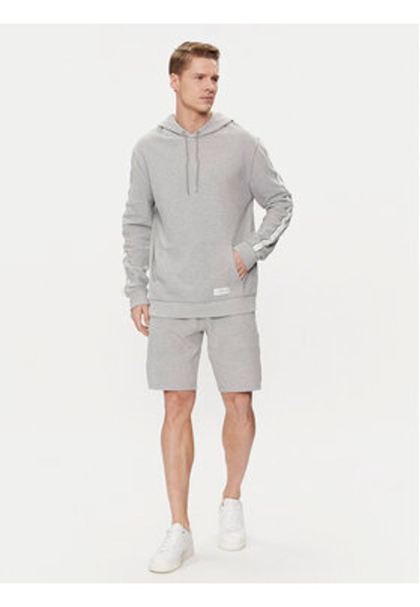 TOMMY HILFIGER - Tommy Hilfiger Bluza UM0UM03189 Szary Regular Fit. Kolor: szary. Materiał: bawełna