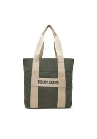Torba Tommy Jeans. Kolor: brązowy