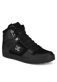 DC Shoes Sneakersy PURE HIGH-TOP WC WNT ADYS400047-3BK Czarny. Kolor: czarny. Materiał: nubuk, skóra #4