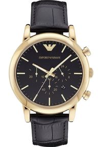 Zegarek Emporio Armani ZEGAREK MĘSKI EMPORIO ARMANI AR1917 CLASSIC CHRONO (zi059a) #1