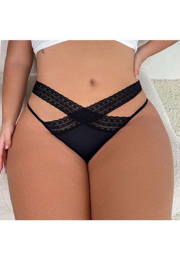 Intica - Majtki z koronką dla kobiet Imran. Kolor: różowy. Materiał: koronka. Wzór: koronka