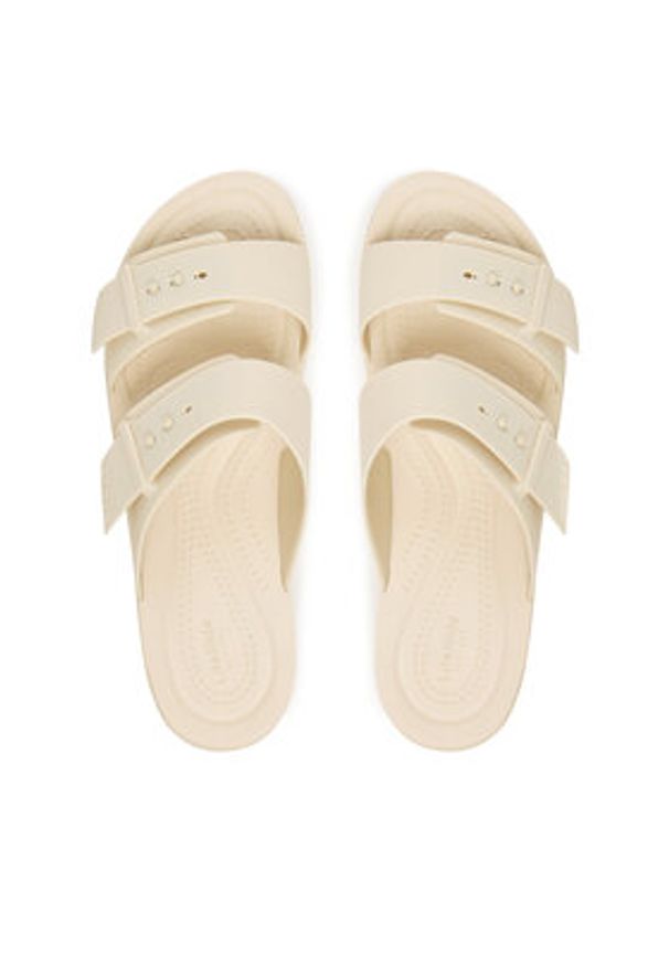 Crocs Klapki Brooklyn Buckle Low Low 211215 Écru