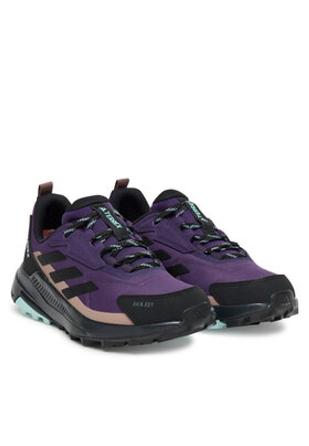 Adidas - adidas Trekkingi Terrex Anylander Rain.Rdy JQ1613 Fioletowy. Kolor: fioletowy. Materiał: materiał
