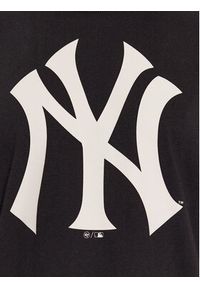47 Brand T-Shirt New York Yankees BB017TEMIME568336JK Czarny Regular Fit. Kolor: czarny. Materiał: bawełna