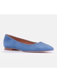 Marco Shoes Lekkie baleriny niebieskie. Kolor: niebieski #3