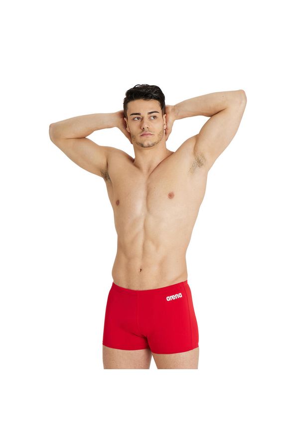 Szorty Kąpielowe Arena Team Swim Short Solid. Kolor: biały, czerwony, wielokolorowy. Materiał: materiał