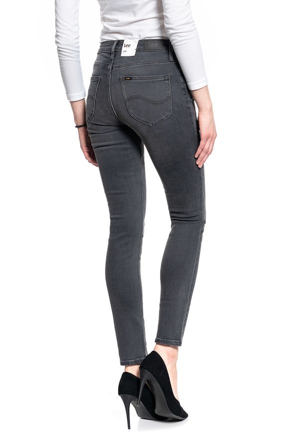 Lee - DAMSKIE SPODNIE JEANSOWE LEE ELLY BLACK FLOW L305CPRW 112105969