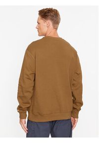 New Era Bluza Large Logo 60416329 Brązowy Regular Fit. Kolor: brązowy. Materiał: bawełna