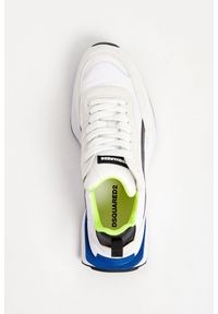 Sneakersy męskie DSQUARED2. Materiał: zamsz, guma, materiał. Wzór: aplikacja