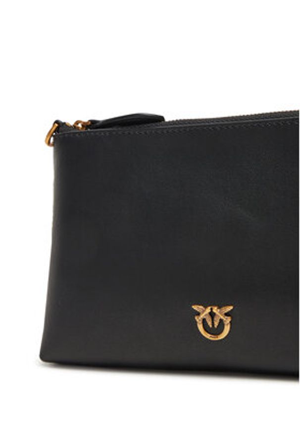 PINKO Torba Borsa donna flat Pinko Czarny. Kolor: czarny. Materiał: skórzane