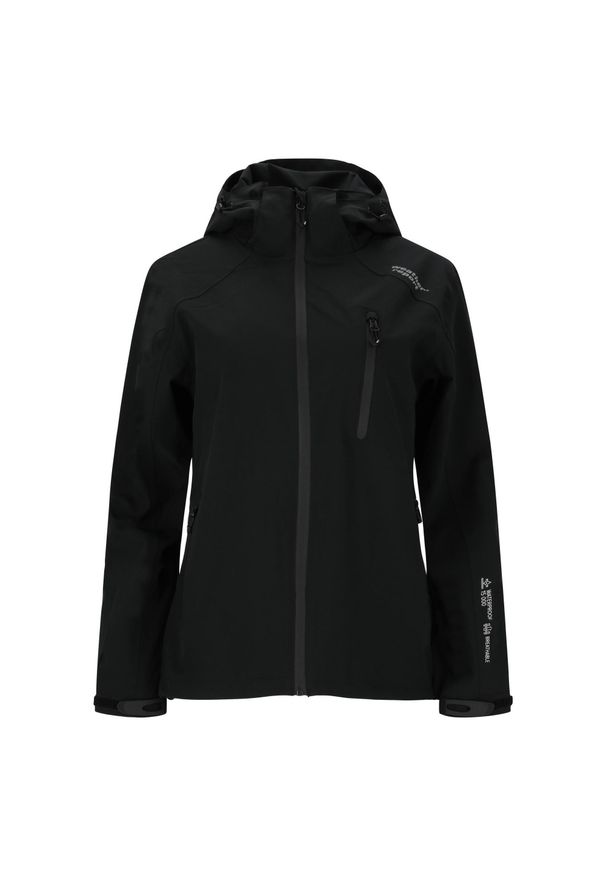 Damska kurtka wodoodporna Weather Report Camelia. Kolor: czarny. Sport: turystyka piesza