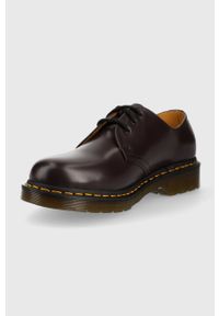 Dr. Martens półbuty skórzane 1461 kolor bordowy. Zapięcie: sznurówki. Kolor: czerwony. Materiał: skóra #3