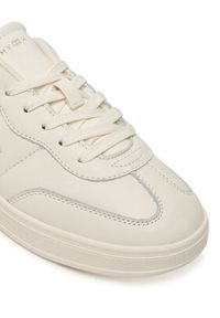 TOMMY HILFIGER - Tommy Hilfiger Sneakersy Heritage Shiny FW0FW08823 Biały. Kolor: biały. Materiał: skóra #4