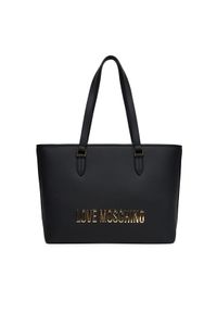 Love Moschino - LOVE MOSCHINO Torebka JC4190PP1NKD0000 Czarny. Kolor: czarny. Materiał: skórzane