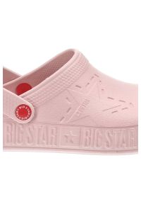 Big-Star - Różowe Klapki Big Star Wodoodporne Buty Damskie. Okazja: na co dzień, na plażę. Kolor: różowy. Wzór: aplikacja. Sezon: lato. Styl: casual, sportowy, elegancki #3