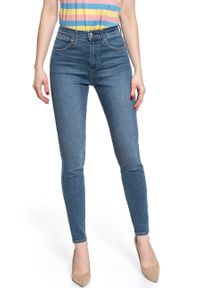 Wrangler - WRANGLER HIGH RISE SKINNY USED TINT W27HTX50H. Stan: podwyższony