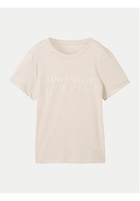 Tom Tailor T-Shirt 1043695 Beżowy Regular Fit. Kolor: beżowy. Materiał: bawełna #2