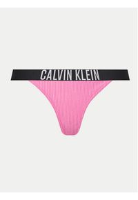 Calvin Klein Swimwear Dół od bikini KW0KW02392 Różowy. Kolor: różowy. Materiał: syntetyk #3