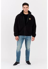 Tommy Jeans - TOMMY JEANS Czarny dwustronny męski bomber z polarem, Rozmiar XXL. Kolor: czarny. Materiał: polar. Wzór: jednolity #9