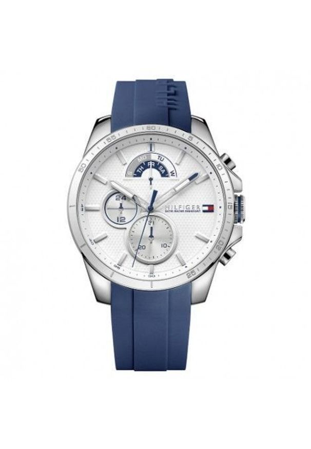 TOMMY HILFIGER - Zegarek Tommy Hilfiger Męski Zegarek Decker 1791349 Sportowy Chronograf. Styl: sportowy