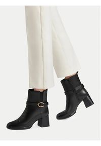 Geox Botki D Walk Pleasure 55 D46XBA 00043 C9999 Czarny. Kolor: czarny. Materiał: skóra #5