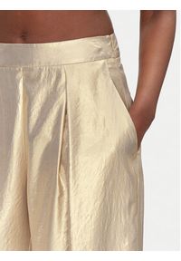 ACCESS FASHION Spodnie palazzo 53-5034-922 Złoty Wide Leg. Kolor: złoty. Materiał: syntetyk #4